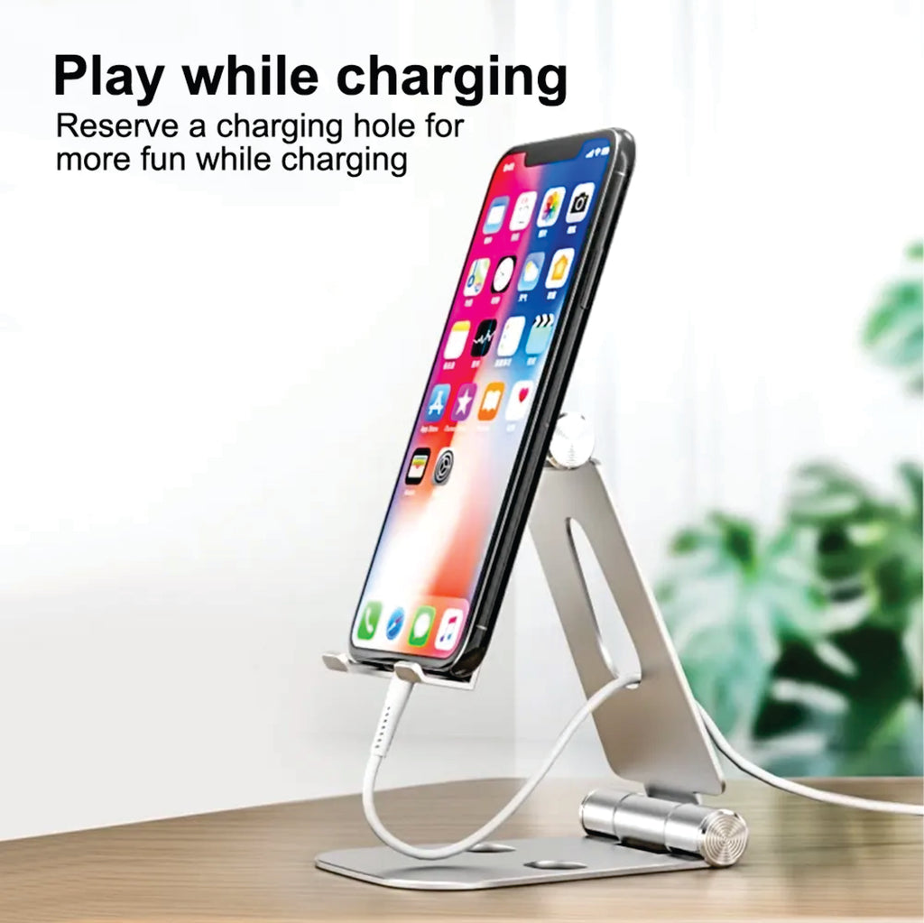 Fordable Desk Portable Aluminum Phone Stand, You can Personalize Engraving