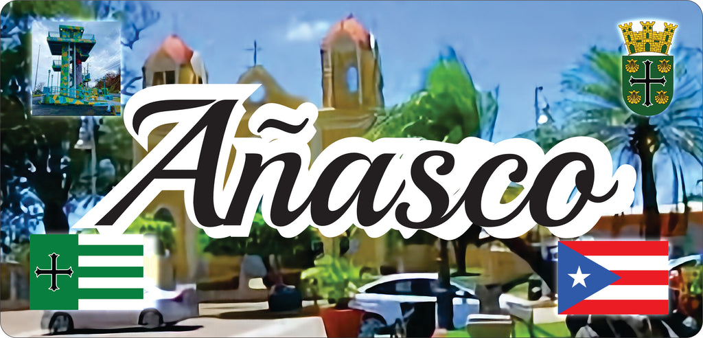Añasco Puerto Rico Souvenirs PRS Town Set