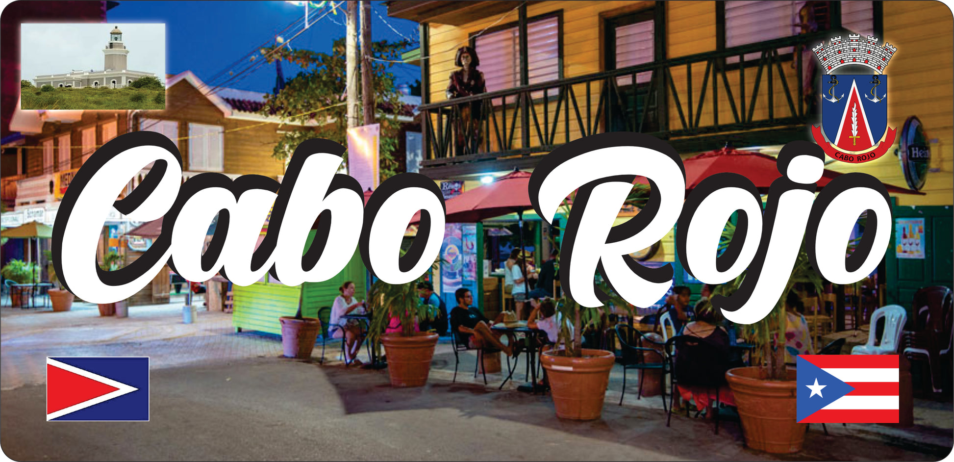 Cabo Rojo Puerto Rico Souvenirs PRS Town Set