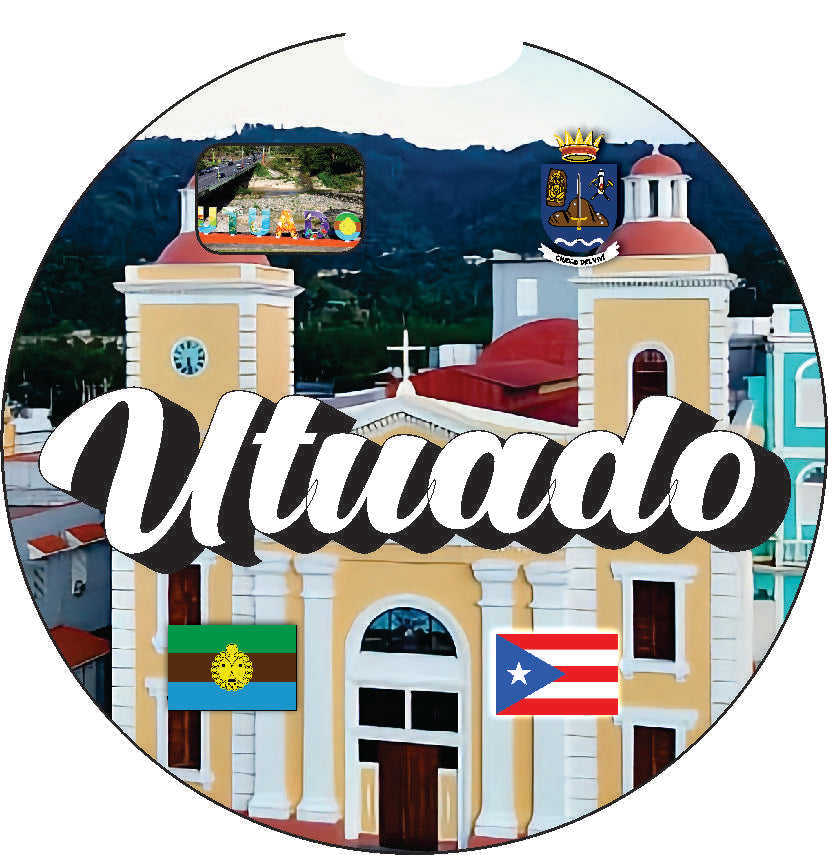 Posavasos para coche de 2 piezas de Puerto Rico y 78 pueblos
