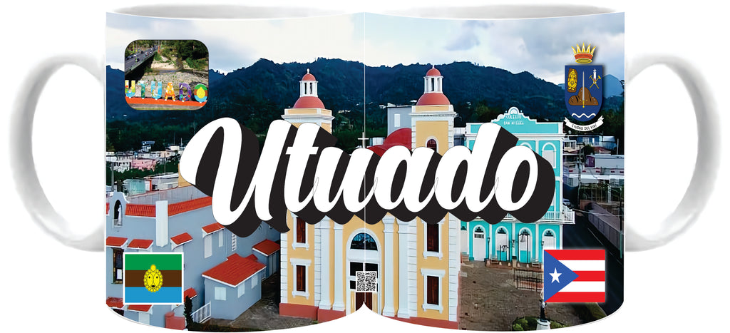 Tazas de Puerto Rico y 78 pueblos 11oz.