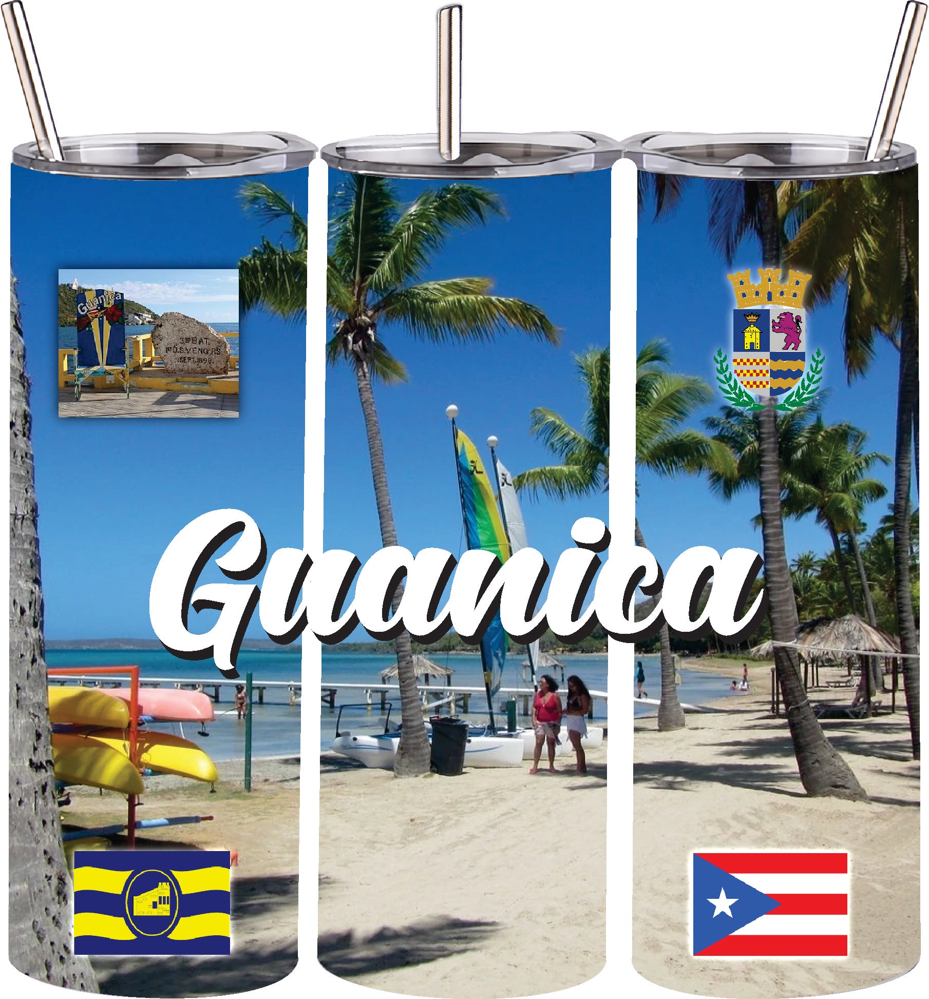 GUANICA Puerto Rico Souvenirs PRS Town Set