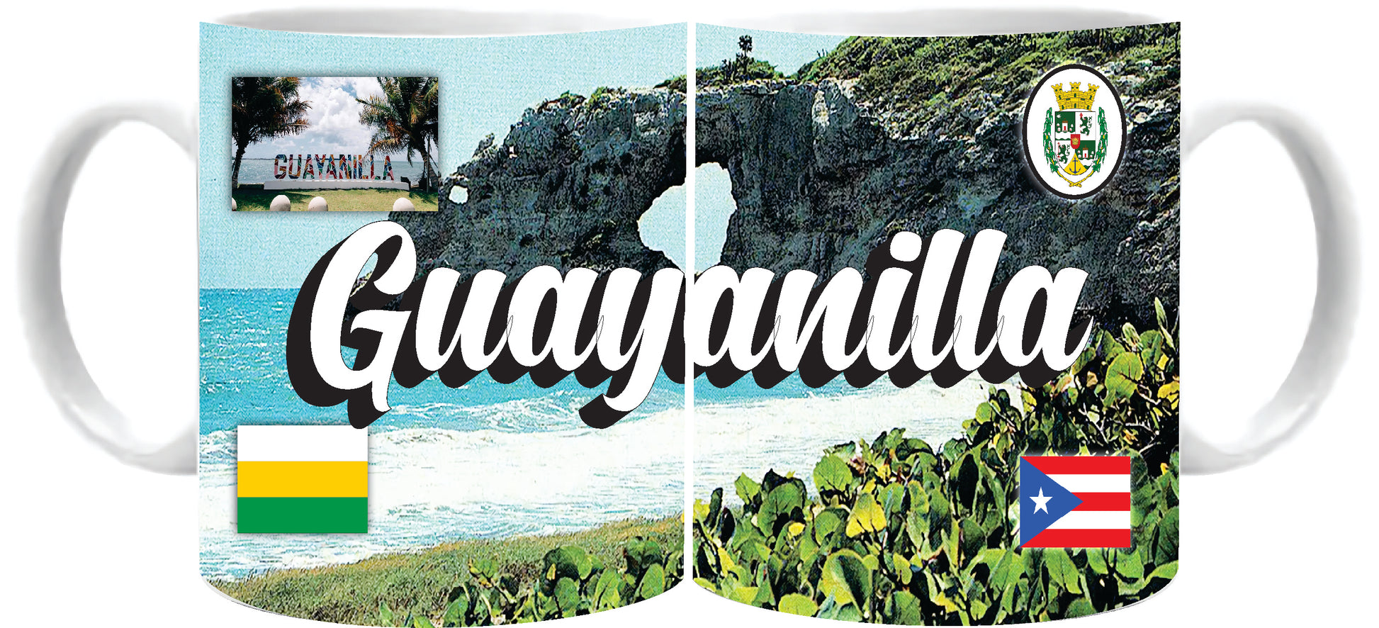 GUAYANILLA Puerto Rico Souvenirs PRS Town Set