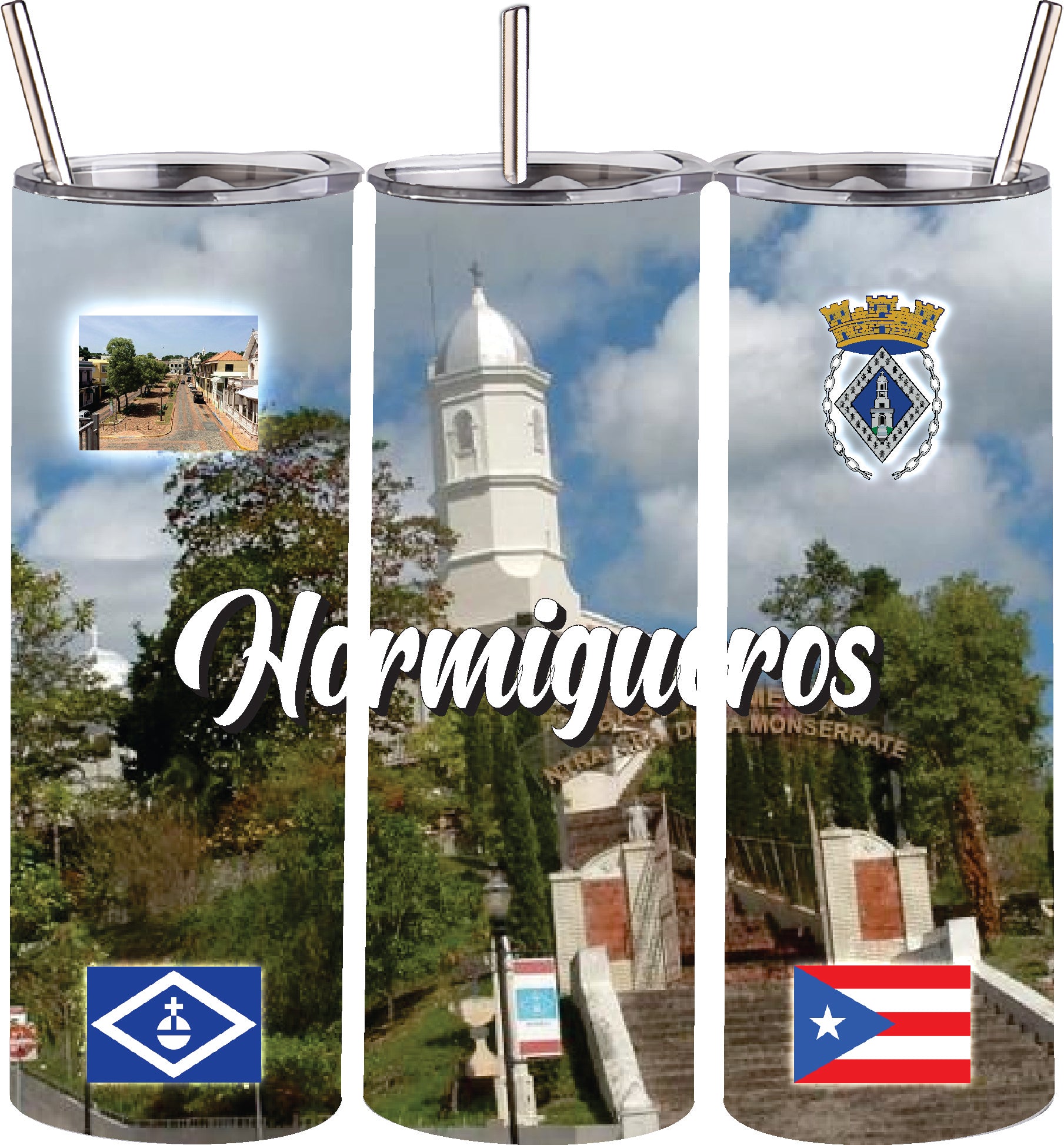 HORMIGUEROS Puerto Rico Souvenirs PRS Town Set