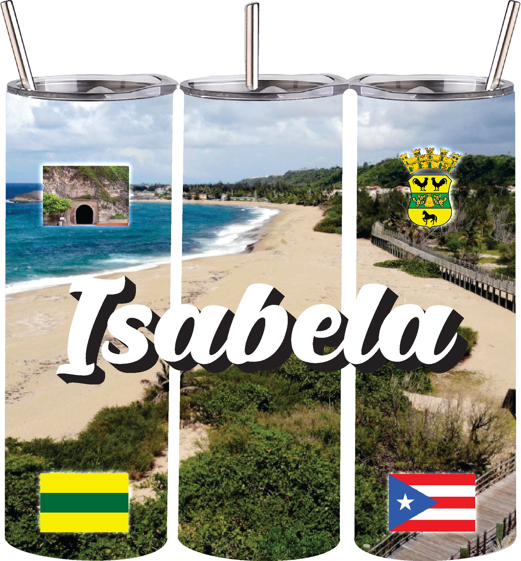 ISABELA Puerto Rico Souvenirs PRS Town Set