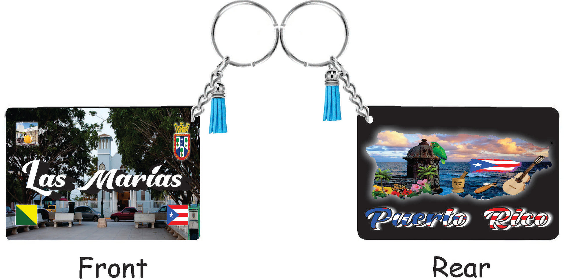 LAS MARIAS Puerto Rico Souvenirs PRS Town Set