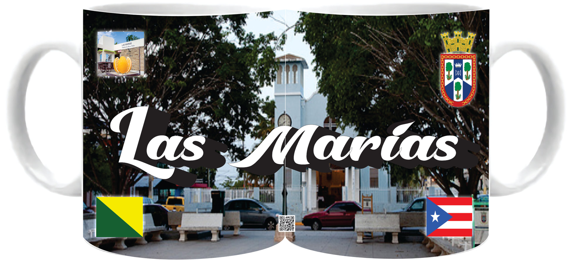 LAS MARIAS Puerto Rico Souvenirs PRS Town Set