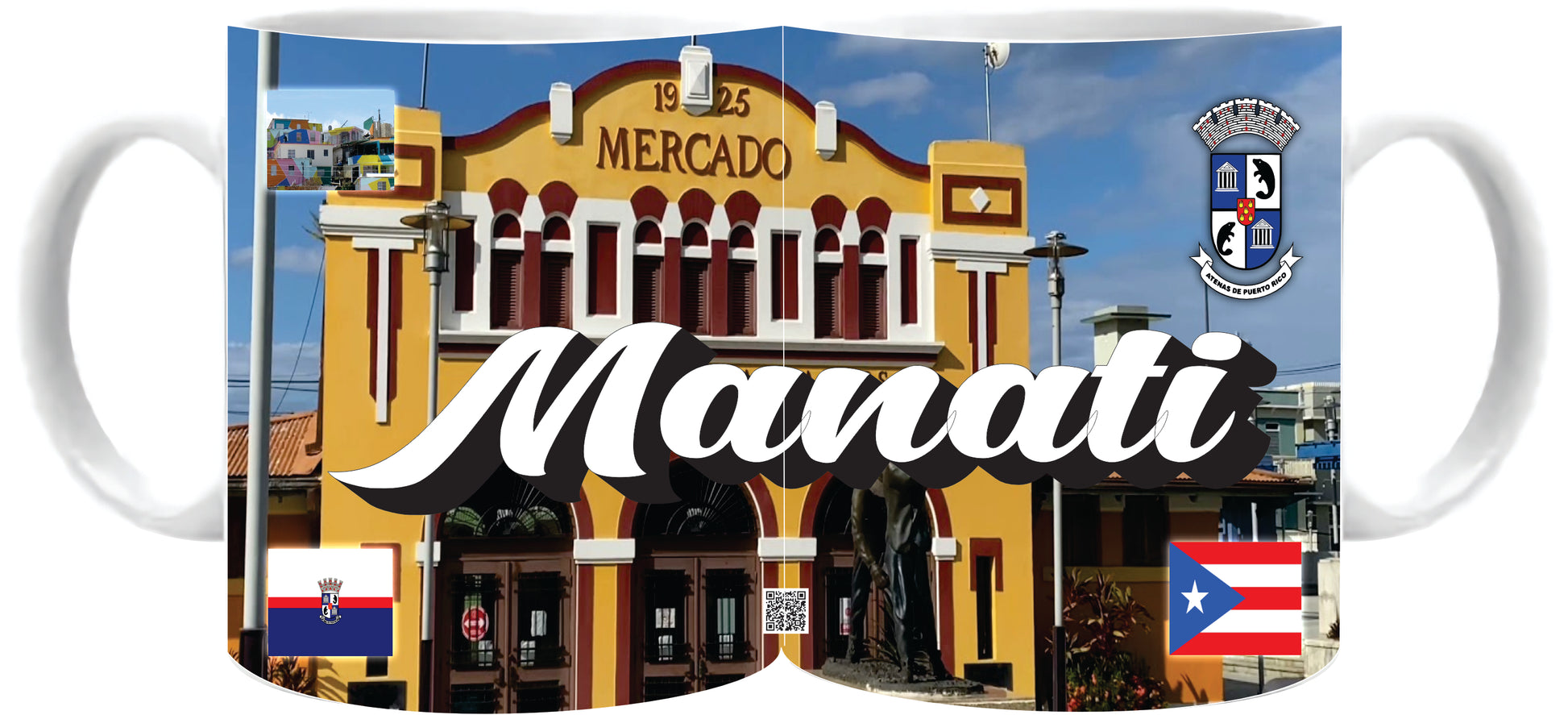 MANATI Puerto Rico Souvenirs PRS Town Set