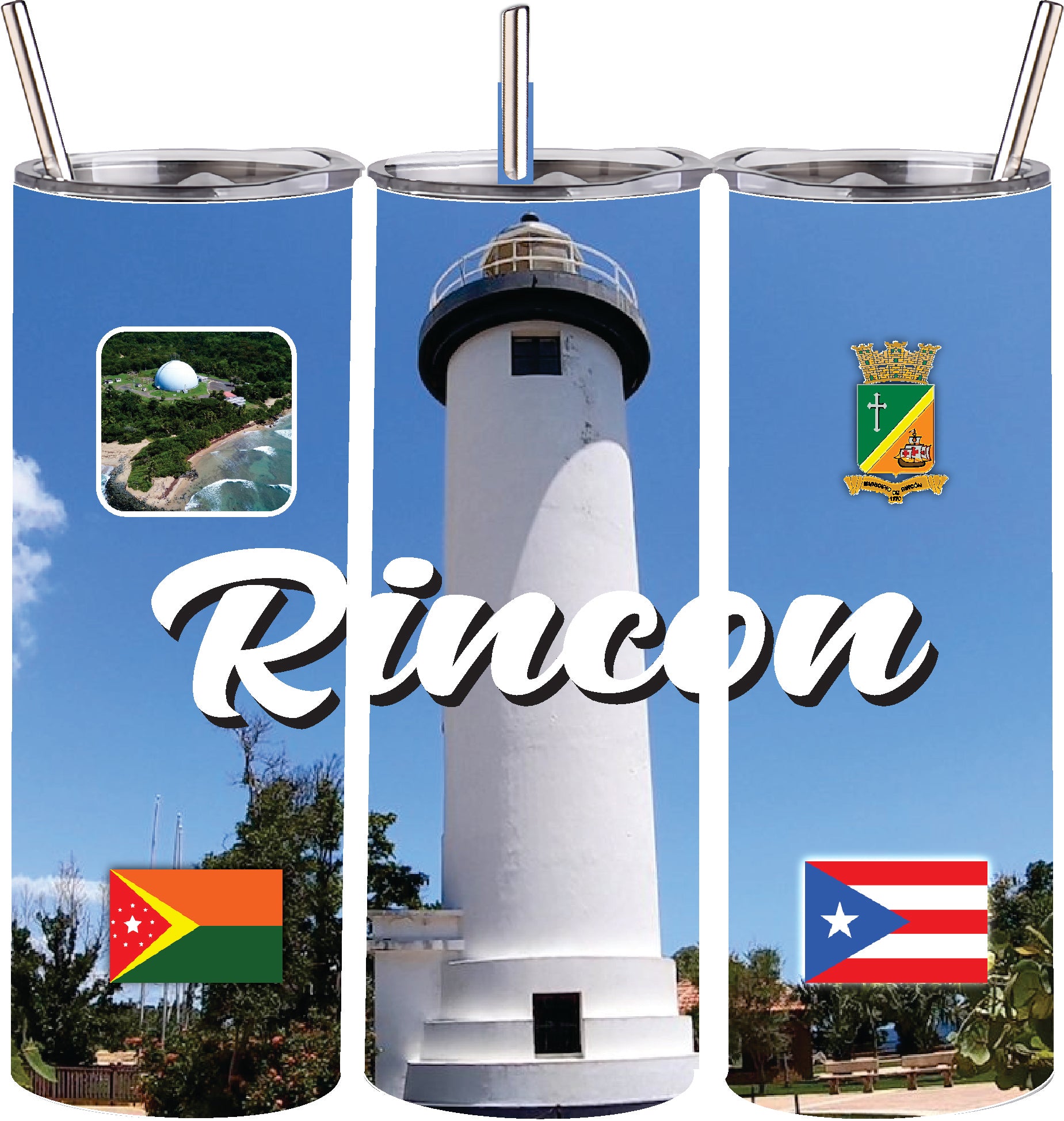 RINCON Puerto Rico Souvenirs PRS Town Set