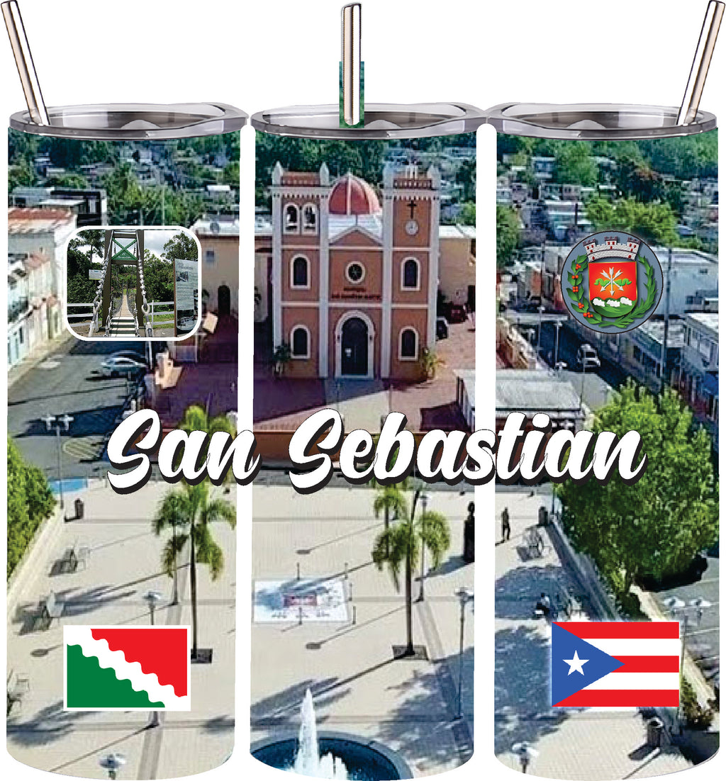 SAN SEBASTIAN Puerto Rico Souvenirs PRS Town Set