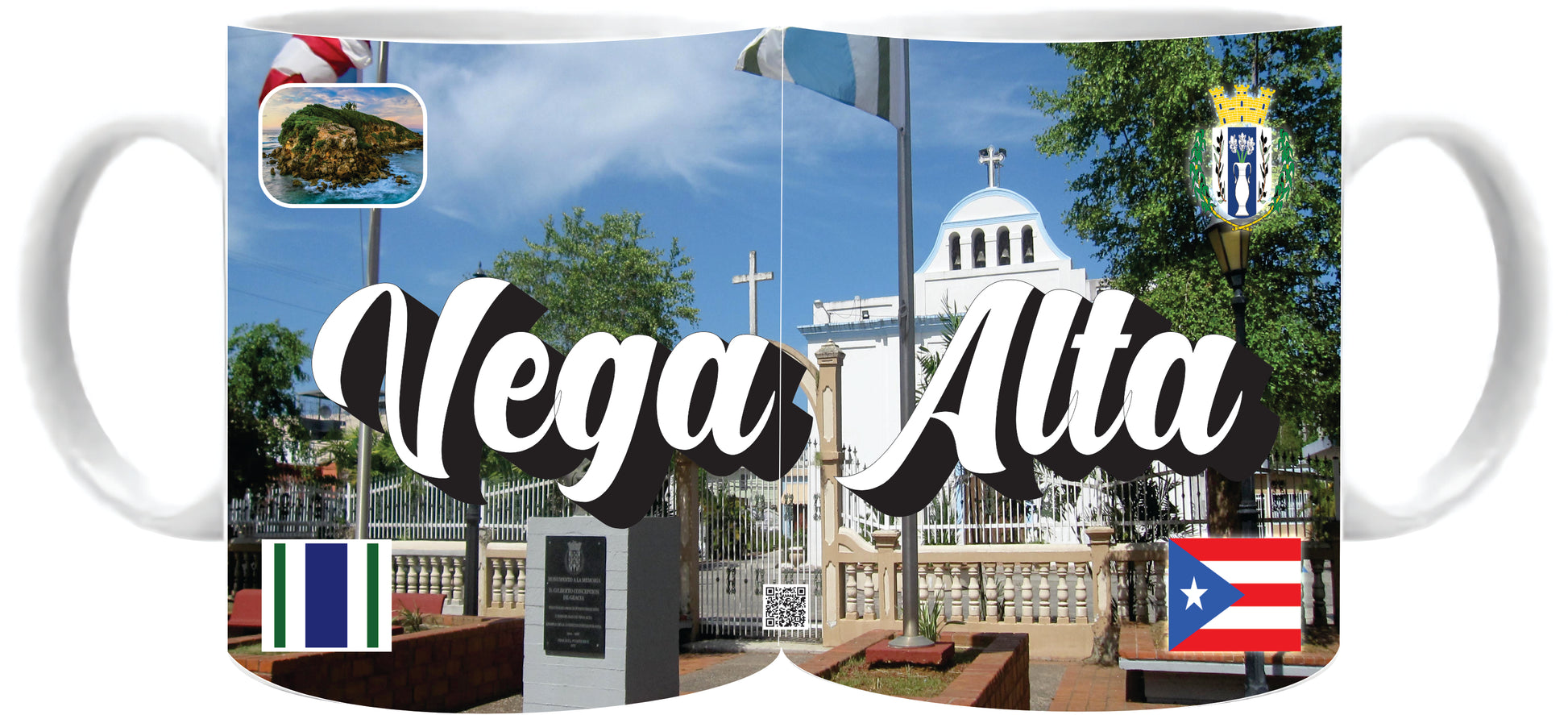 VEGA ALTA Puerto Rico Souvenirs PRS Town Set