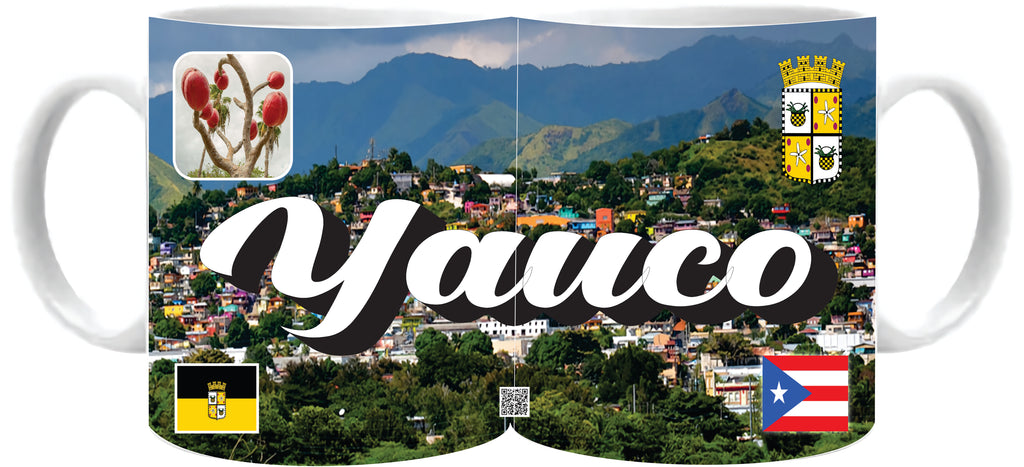 Tazas de Puerto Rico y 78 pueblos 11oz.