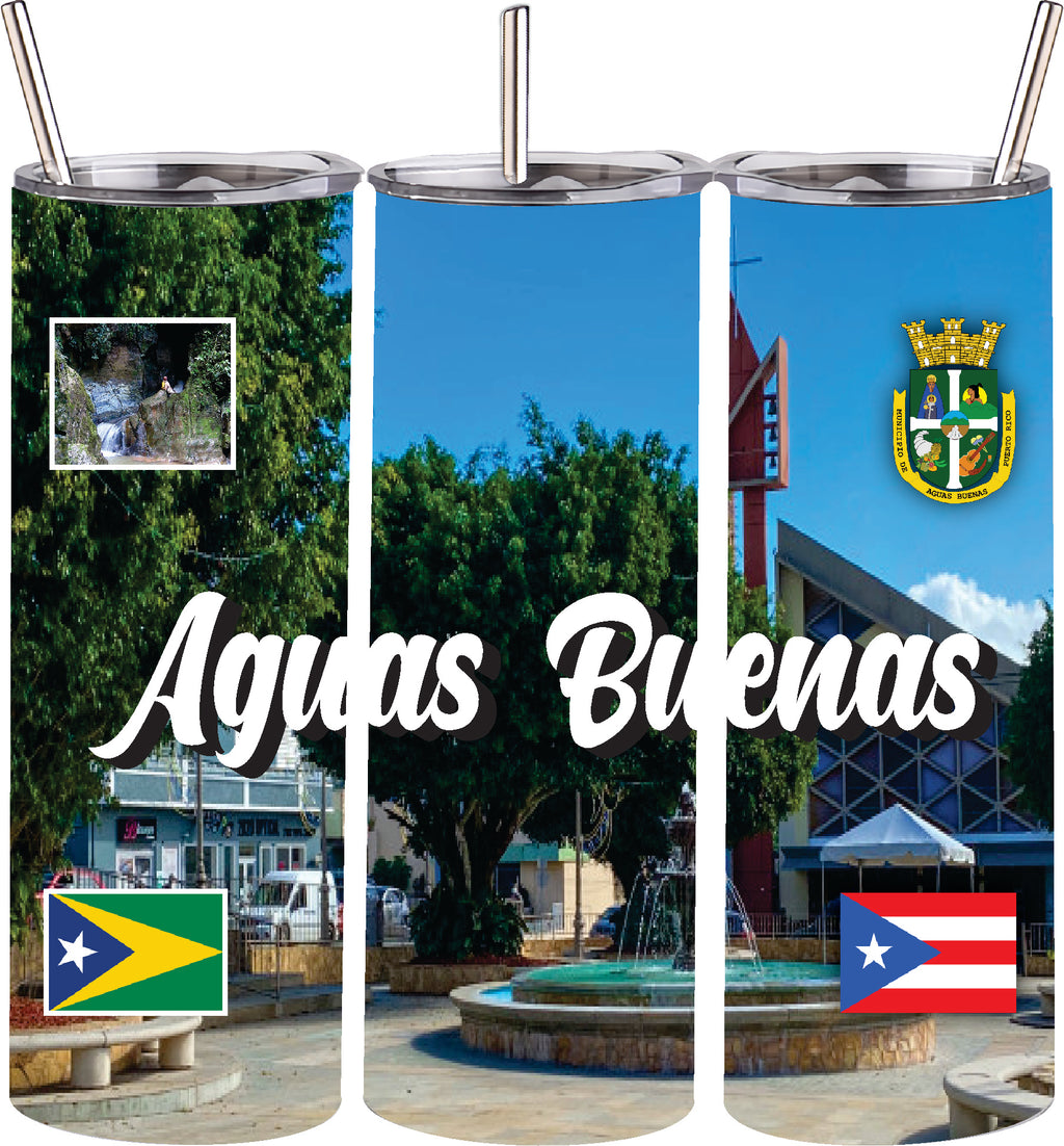 Aguas Buenas Puerto Rico Souvenirs PRS Town Set