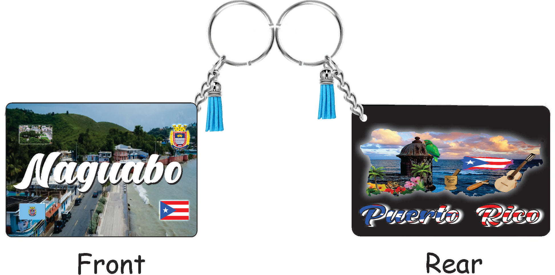 NAGUABO Puerto Rico Souvenirs PRS Town Set