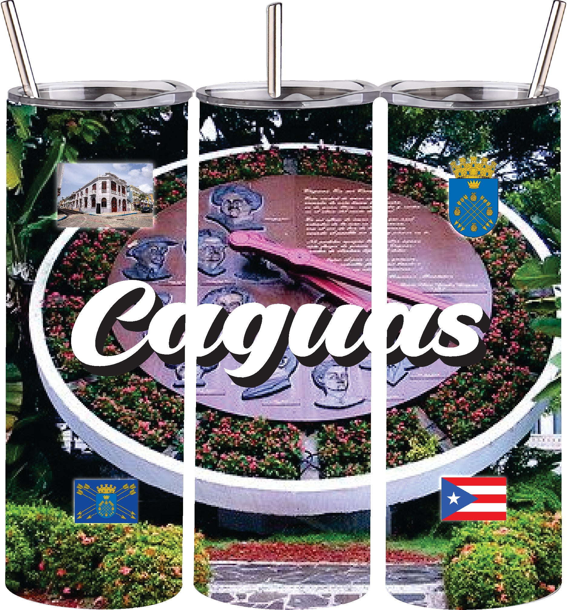 Caguas Puerto Rico Souvenirs PRS Town Set