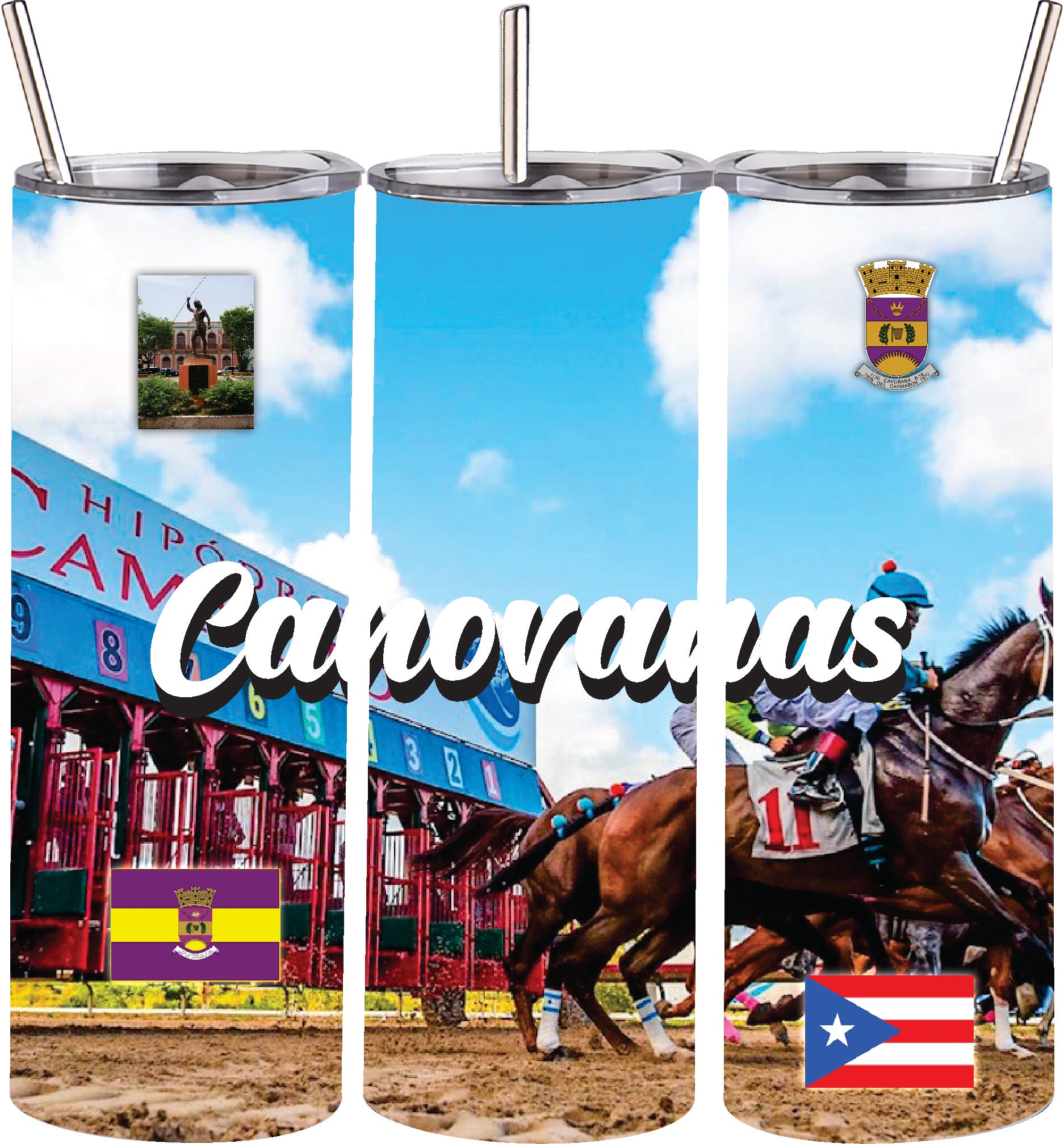 CANÓVANAS Puerto Rico Souvenirs PRS Town Set