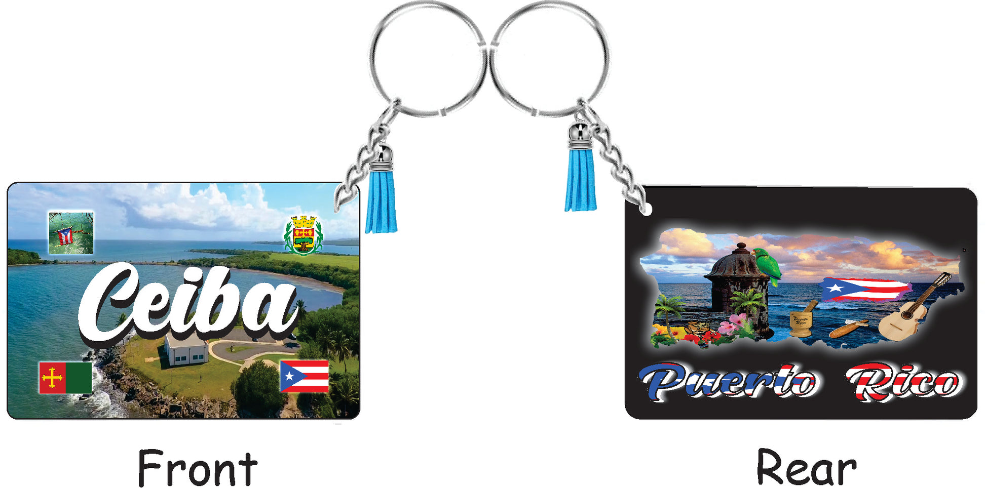 CEIBA Puerto Rico Souvenirs PRS Town Set