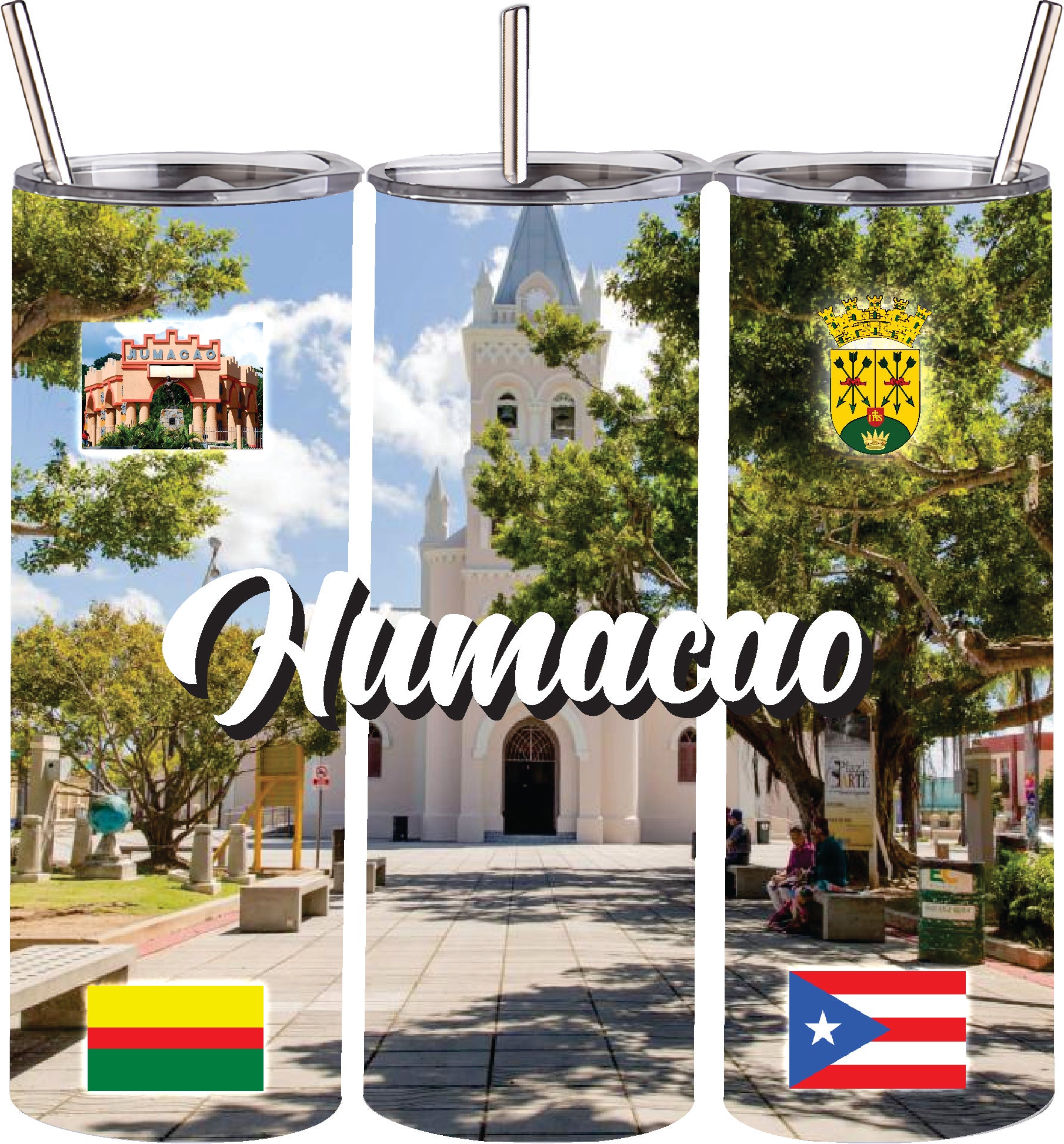 HUMACAO Puerto Rico Souvenirs PRS Town Set