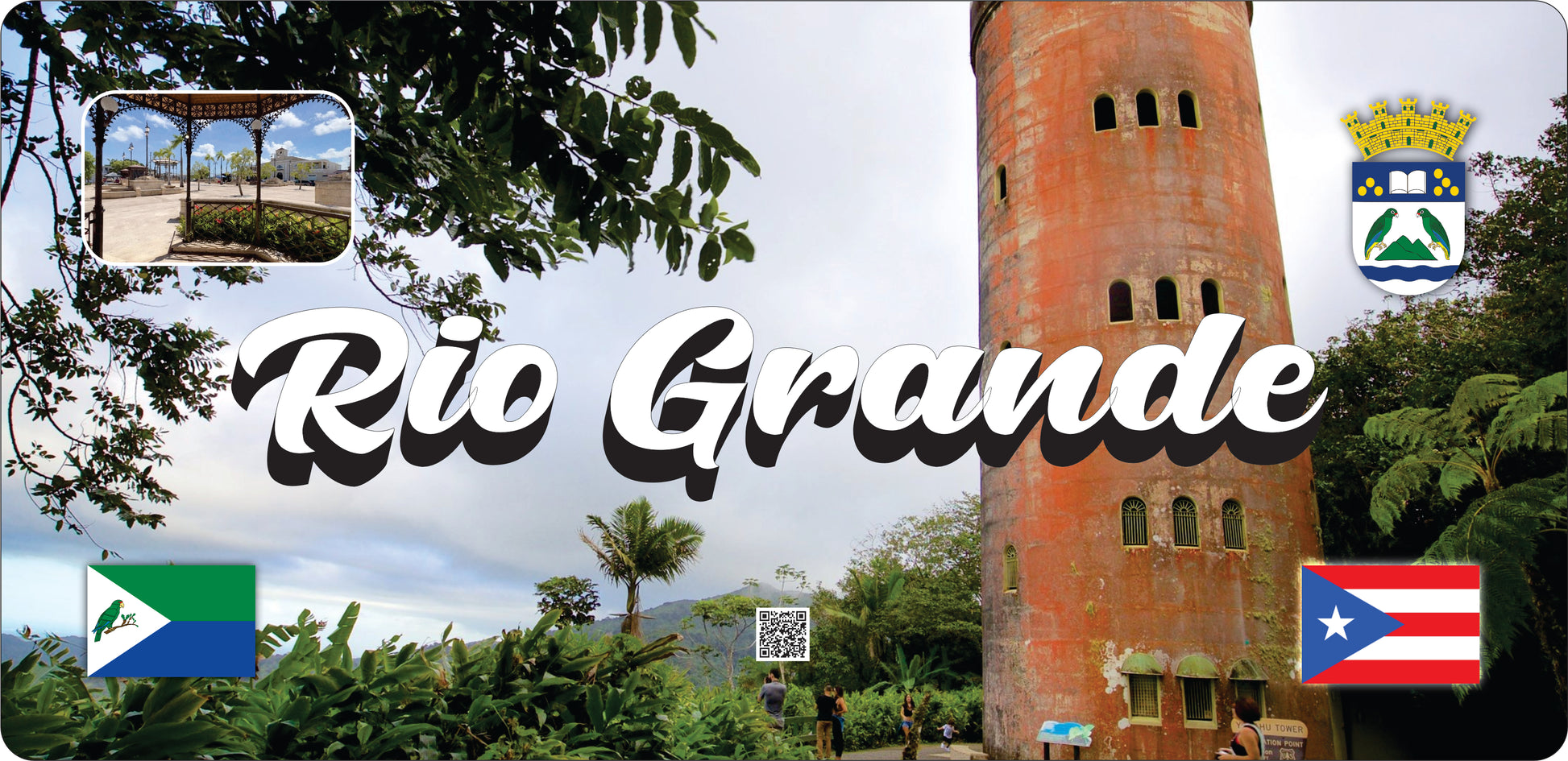 RIO GRANDE Puerto Rico Souvenirs PRS Town Set