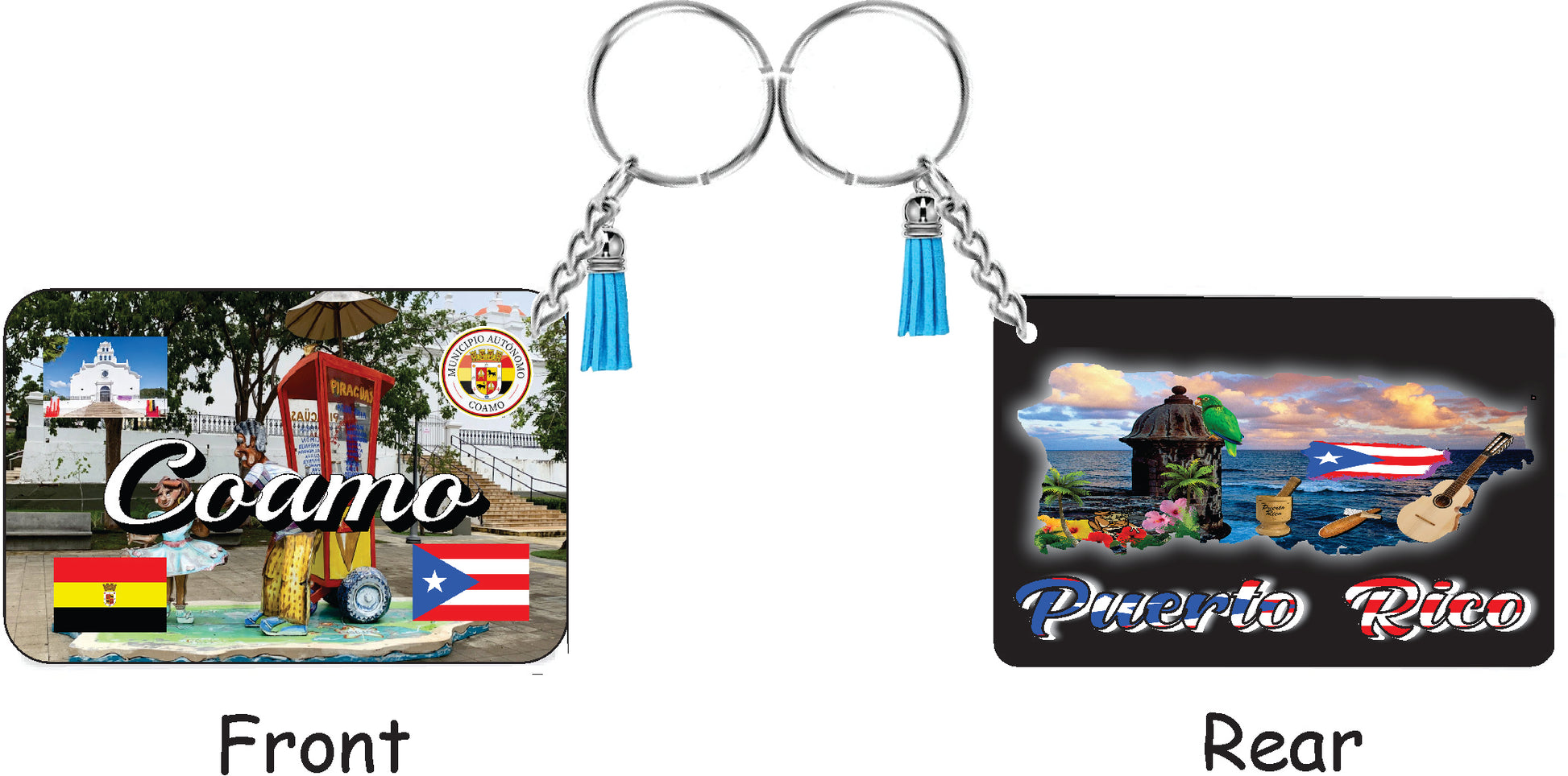 COAMO Puerto Rico Souvenirs PRS Town Set
