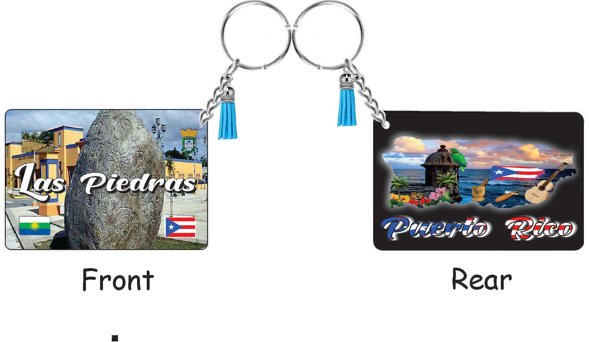 LAS PIEDRAS Puerto Rico Souvenirs PRS Town Set