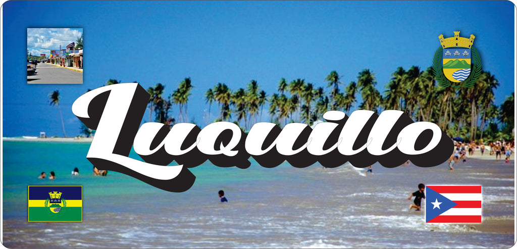 LUQUILLO Puerto Rico Souvenirs PRS Town Set