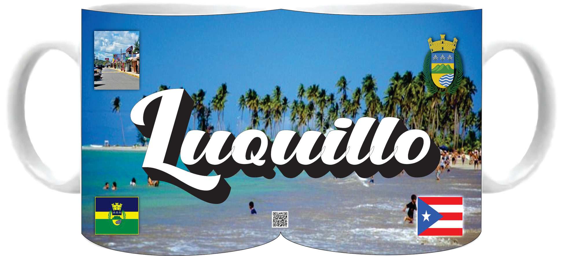 LUQUILLO Puerto Rico Souvenirs PRS Town Set