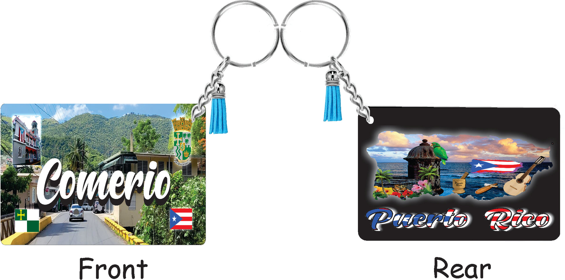 COMERIO Puerto Rico Souvenirs PRS Town Set
