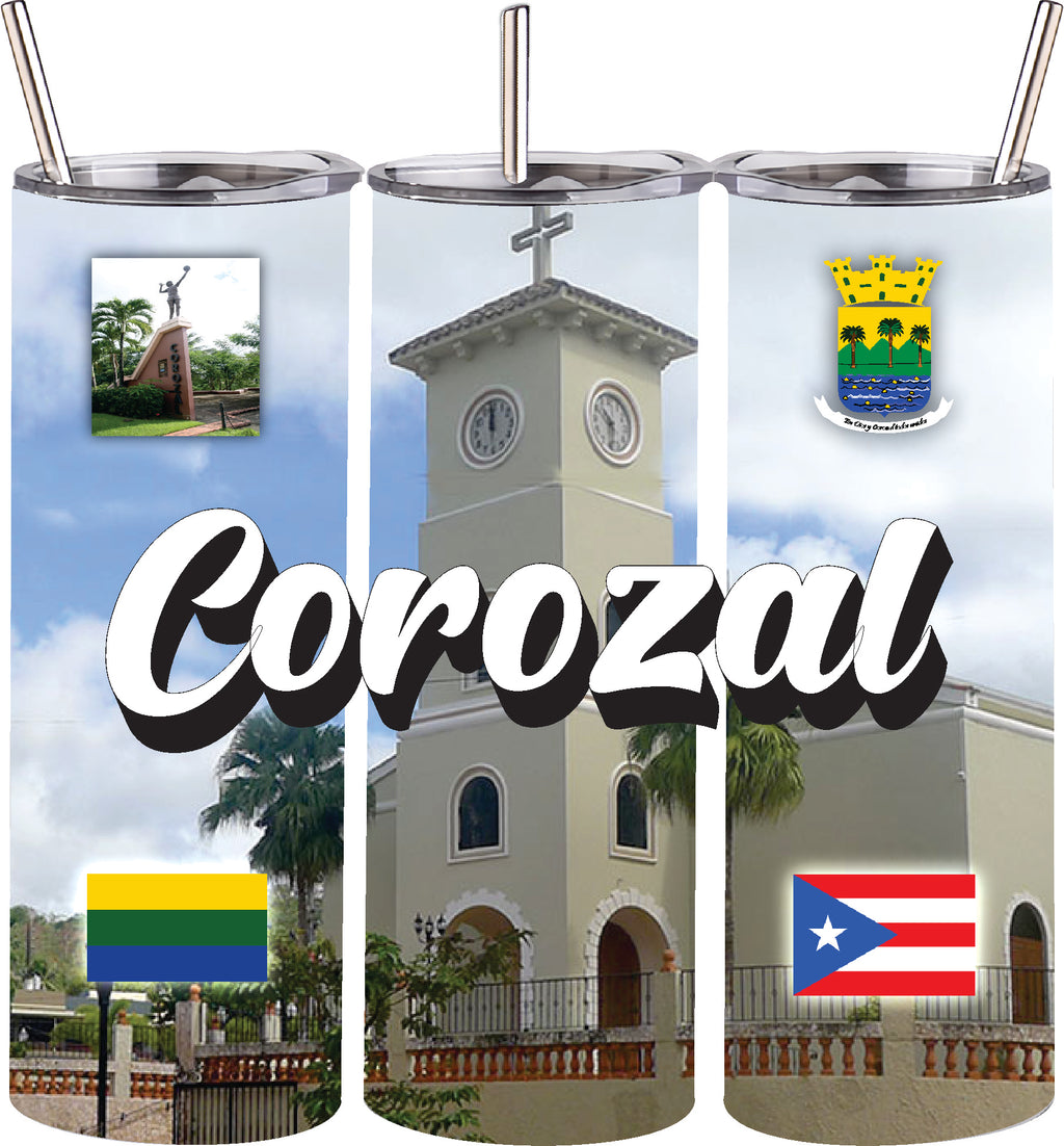 COROZAL Puerto Rico Souvenirs PRS Town Set