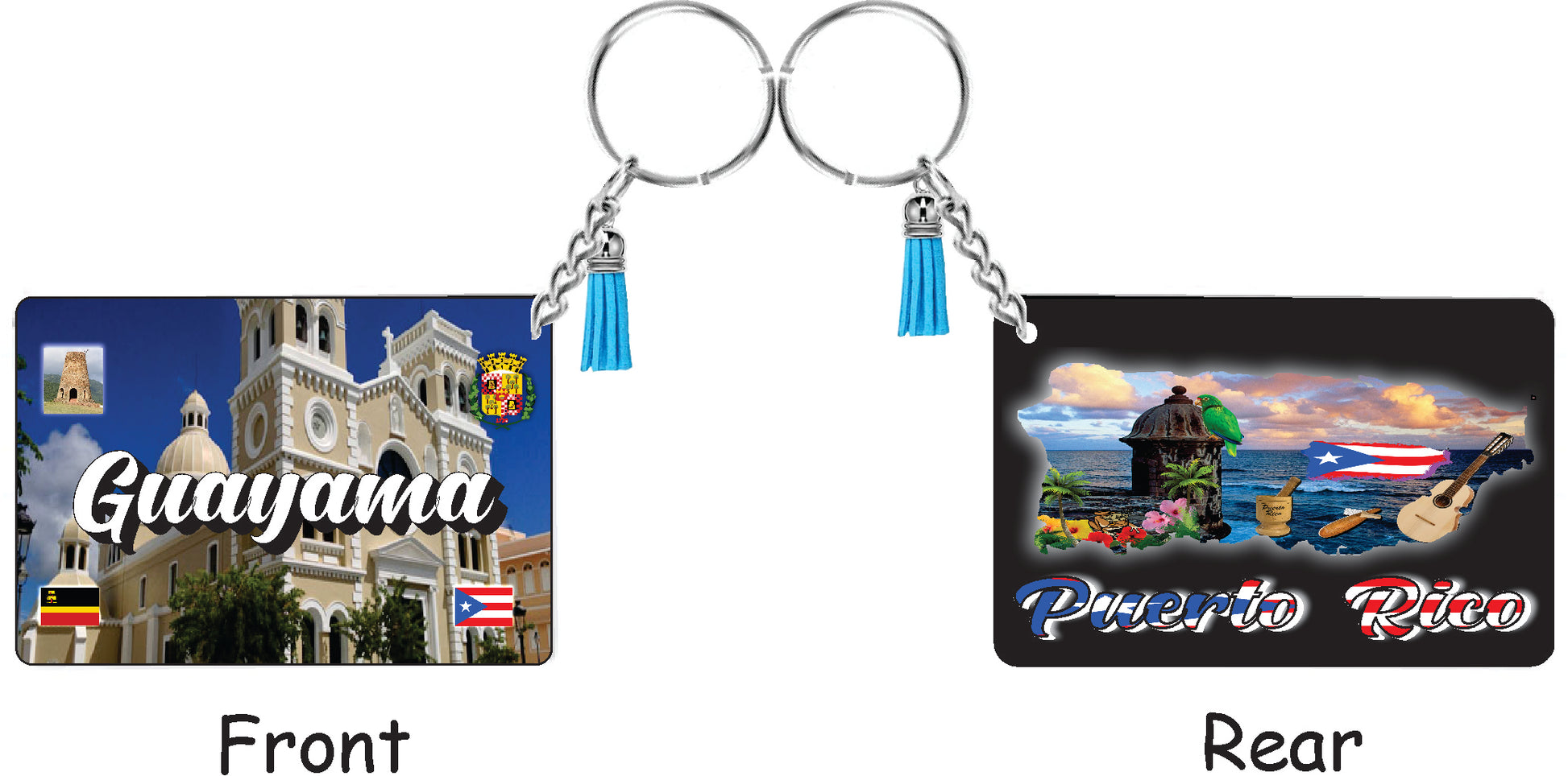 GUAYAMA Puerto Rico Souvenirs PRS Town Set