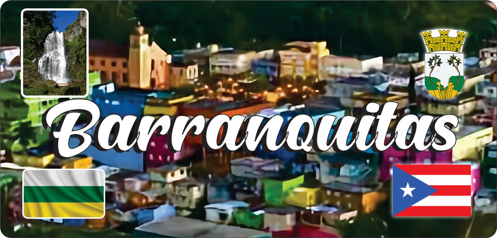BARRANQUITAS Puerto Rico Souvenirs PRS Town Set