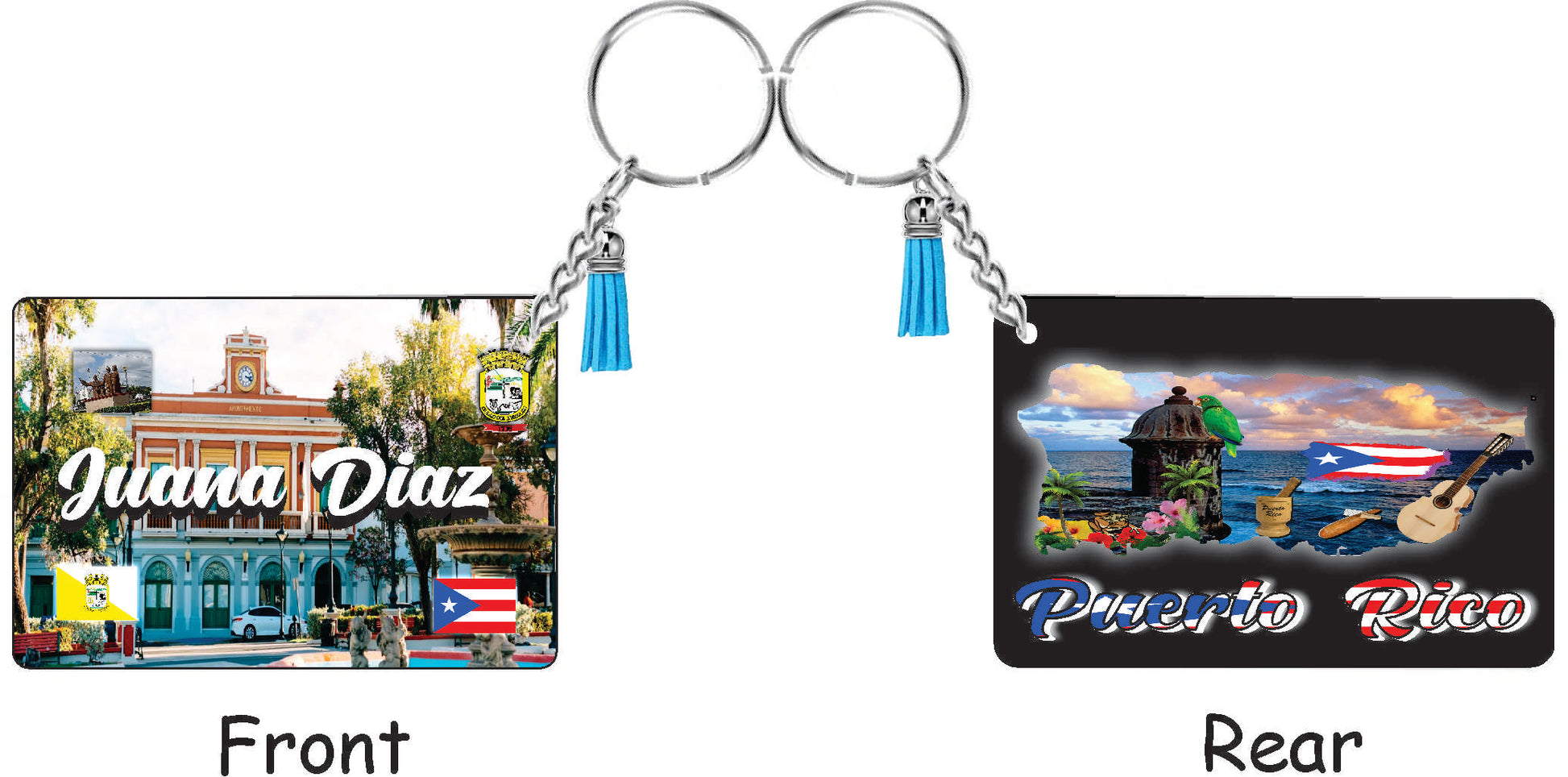 JUANA DIAZ Puerto Rico Souvenirs PRS Town Set (Copy)