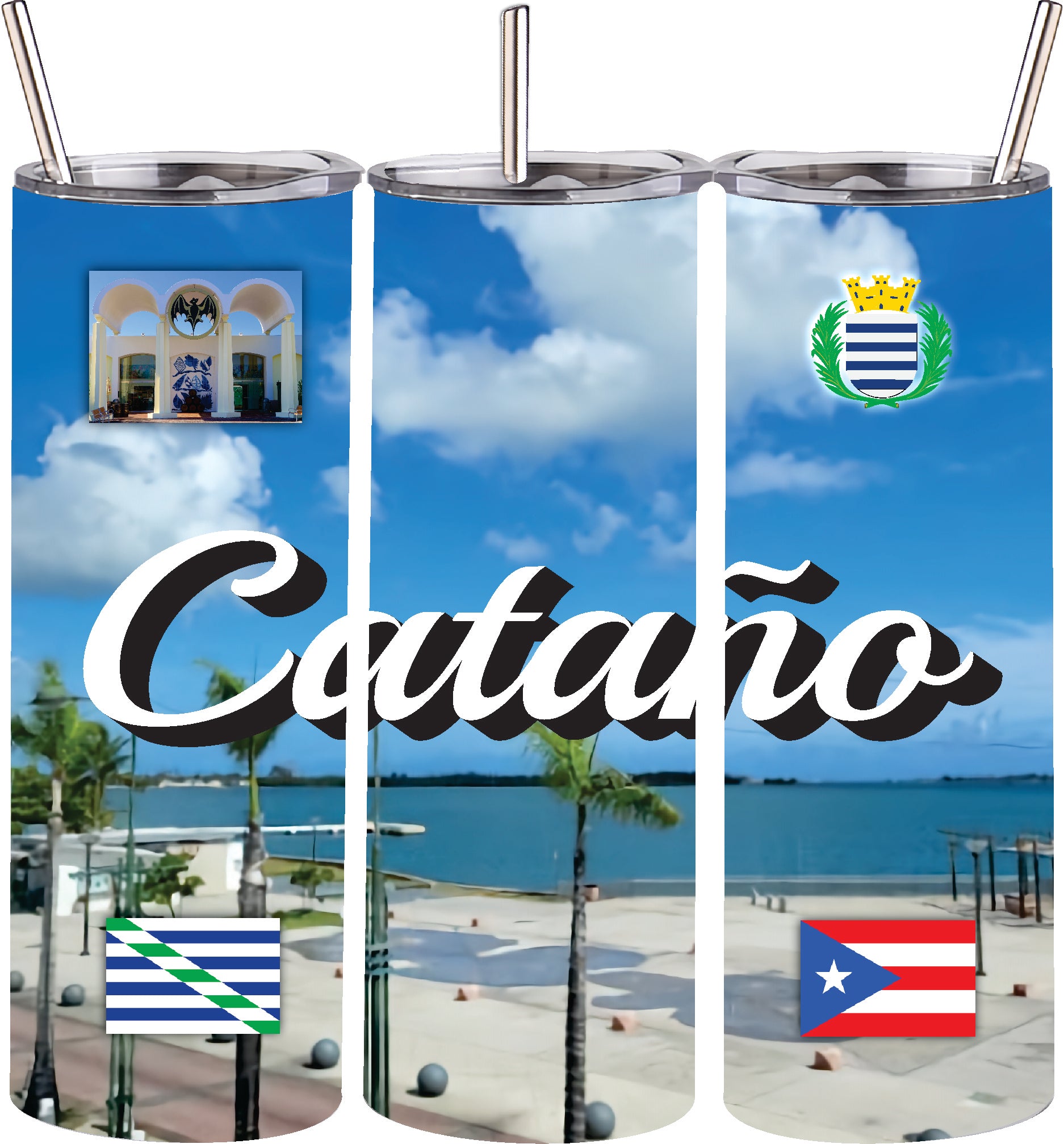 Cataño Puerto Rico Souvenirs PRS Town Set