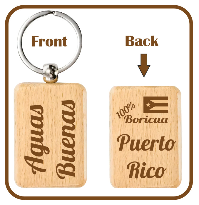 Aguas Buenas Puerto Rico Souvenirs PRS Town Set