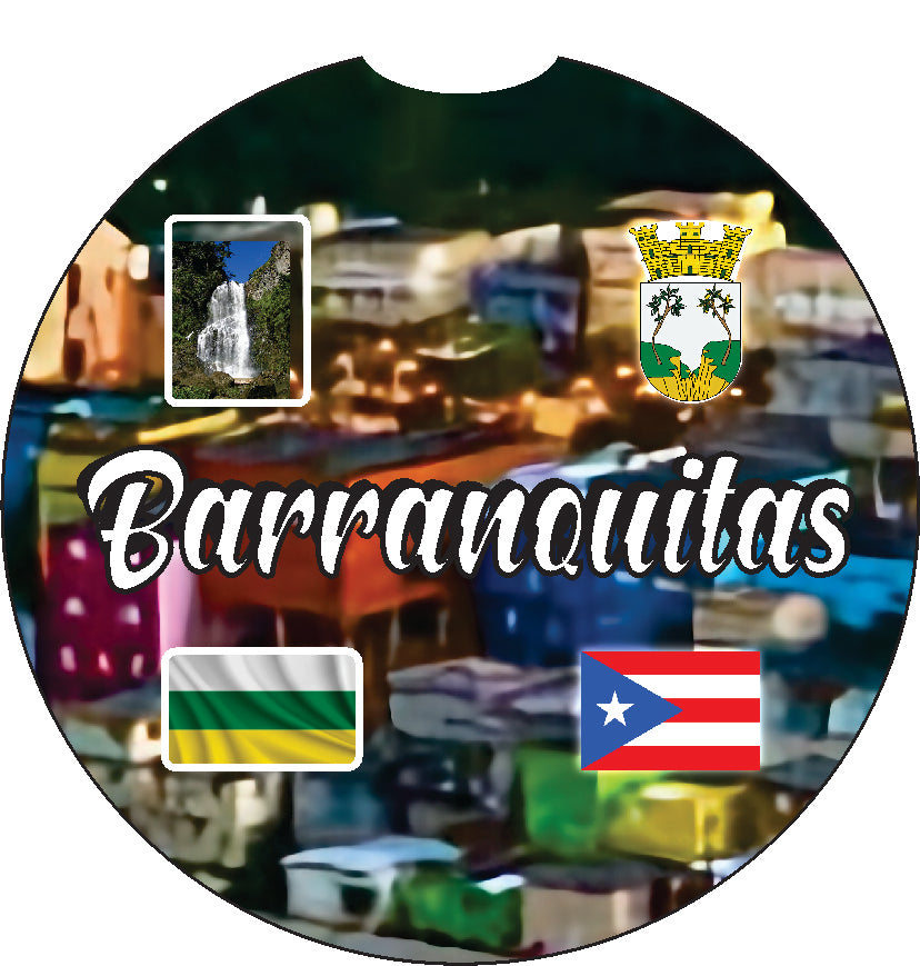 BARRANQUITAS Puerto Rico Souvenirs PRS Town Set