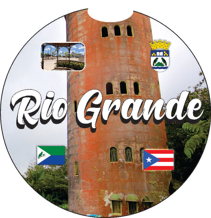 Posavasos de goma para coche de 2 piezas de Puerto Rico y 78 pueblos