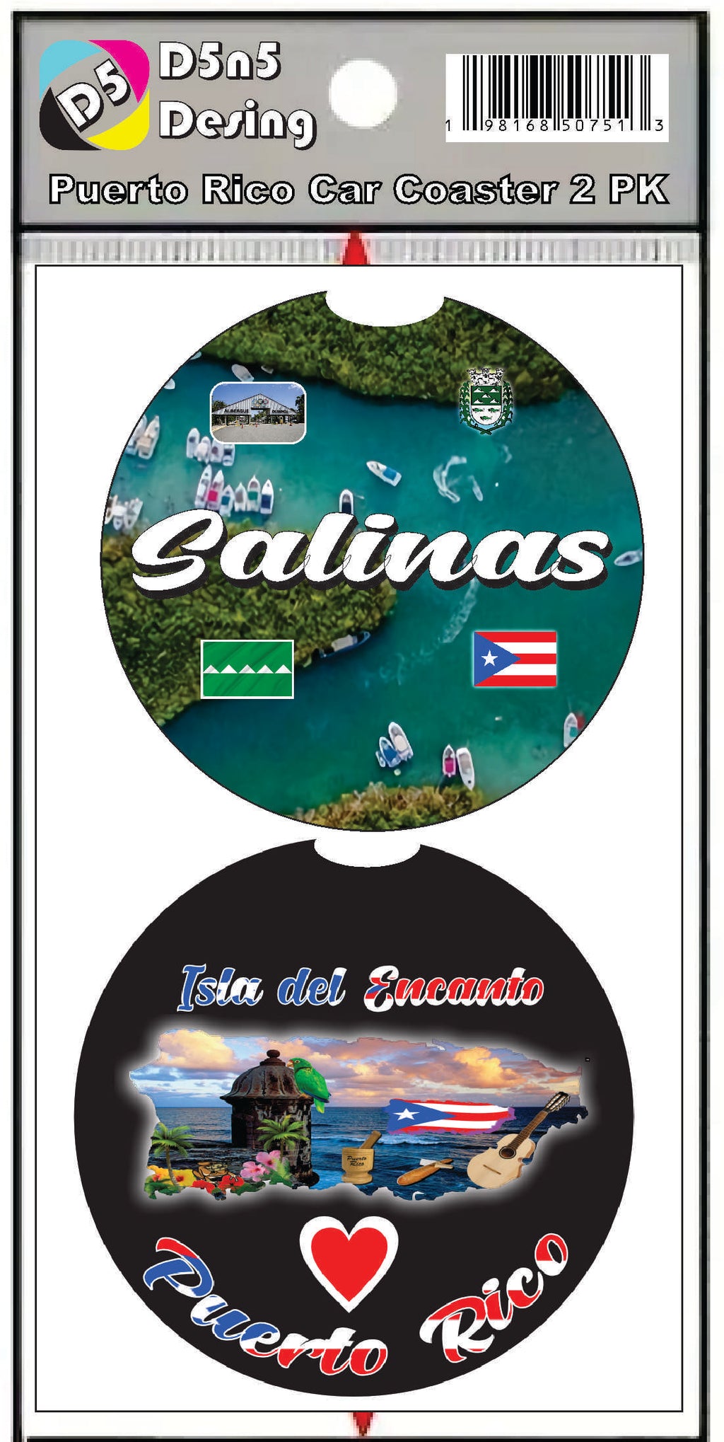 Car Coaster 2pc Salinas