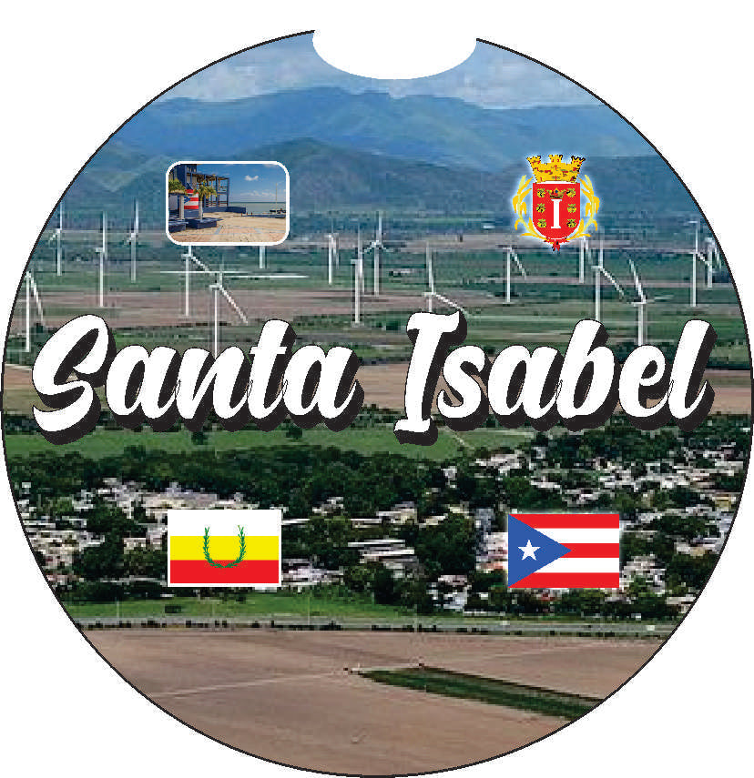 Posavasos para coche de 2 piezas Santa Isabel