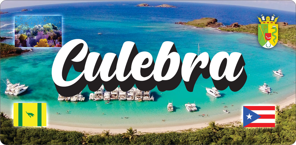 CULEBRA Puerto Rico Souvenirs PRS Town Set