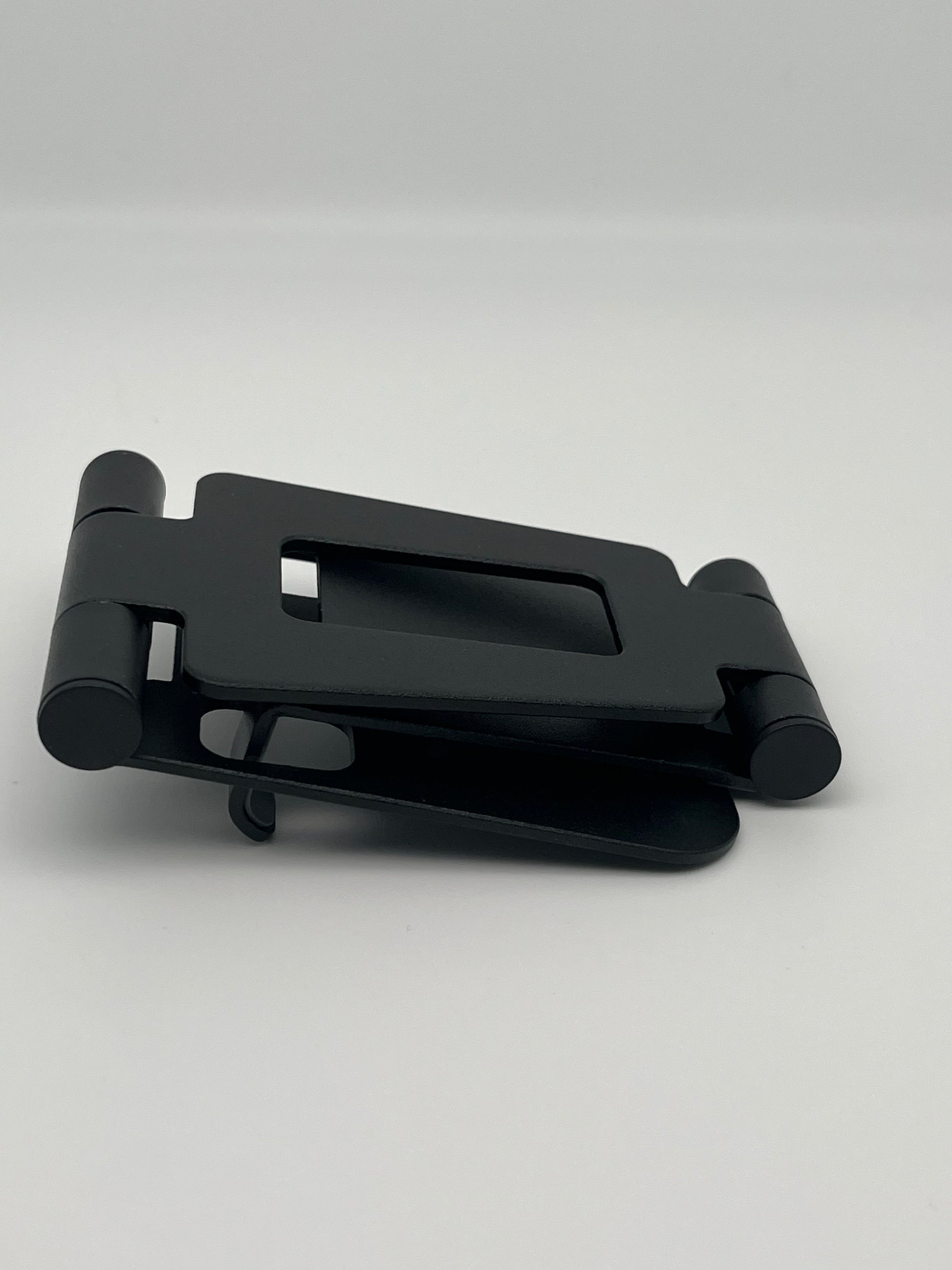 Soporte para teléfono de escritorio portátil Fordable de aluminio negro para regalo, mapa de Puerto Rico y recuerdos de la bandera.