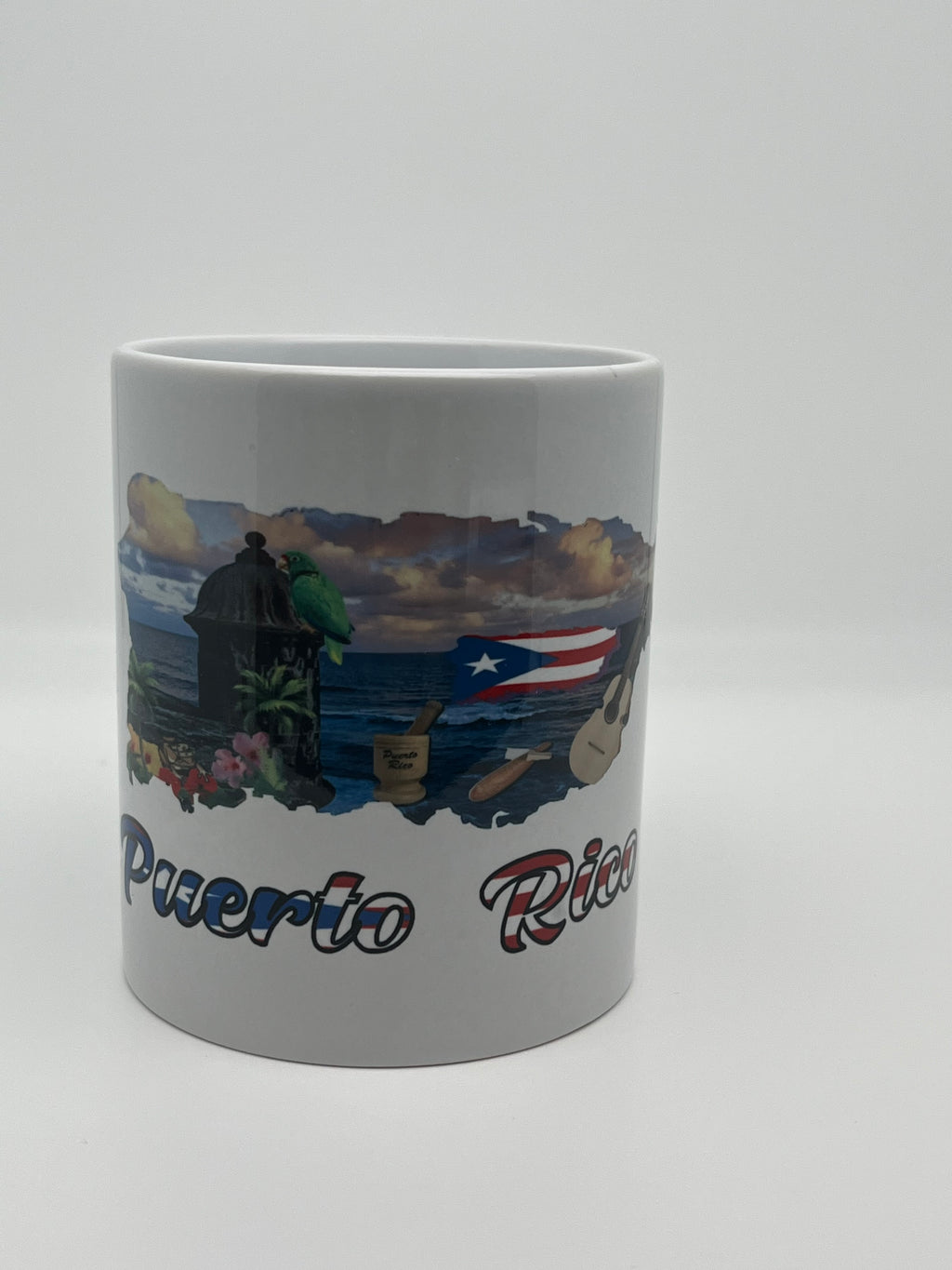 Tazas de Puerto Rico y 78 pueblos 11oz.