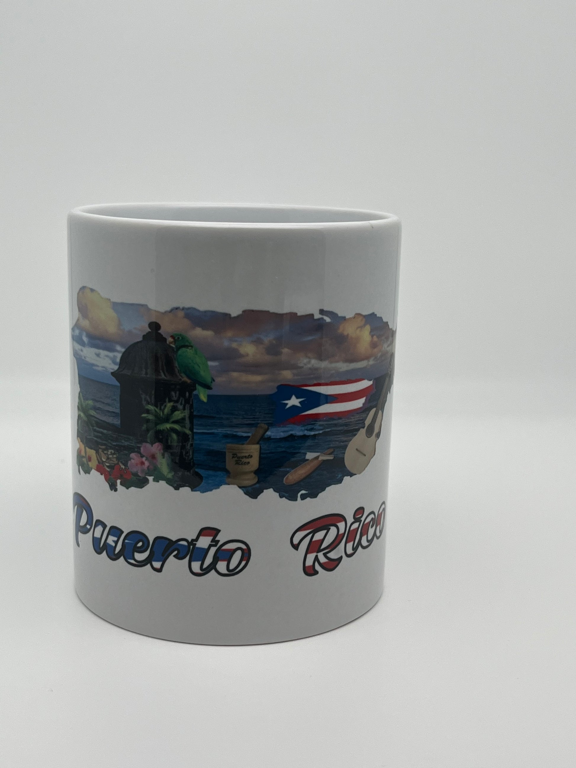 Tazas de Puerto Rico y 78 pueblos 11oz.