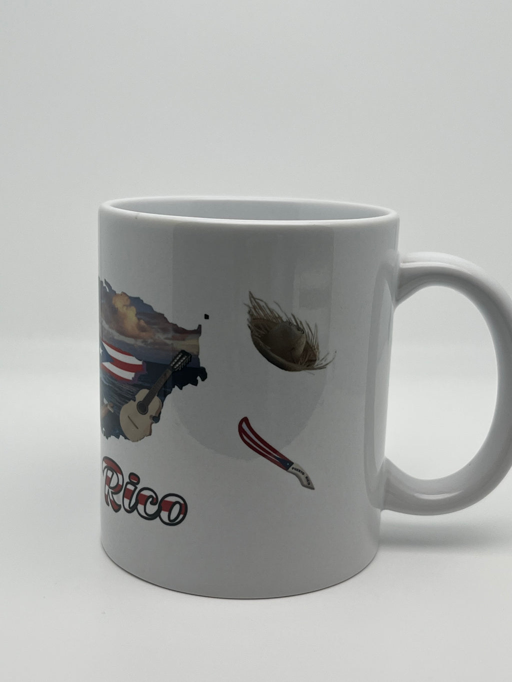 Mug 11oz PR, Map White