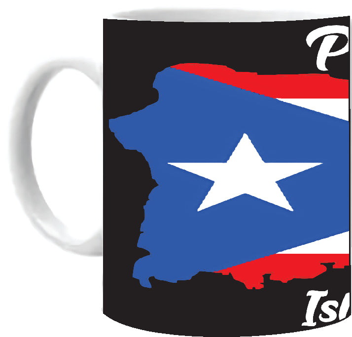 Puerto Rico Mug / Sign / Taza / Pueblos / 11 oz. / Coffee Cup / Personalized