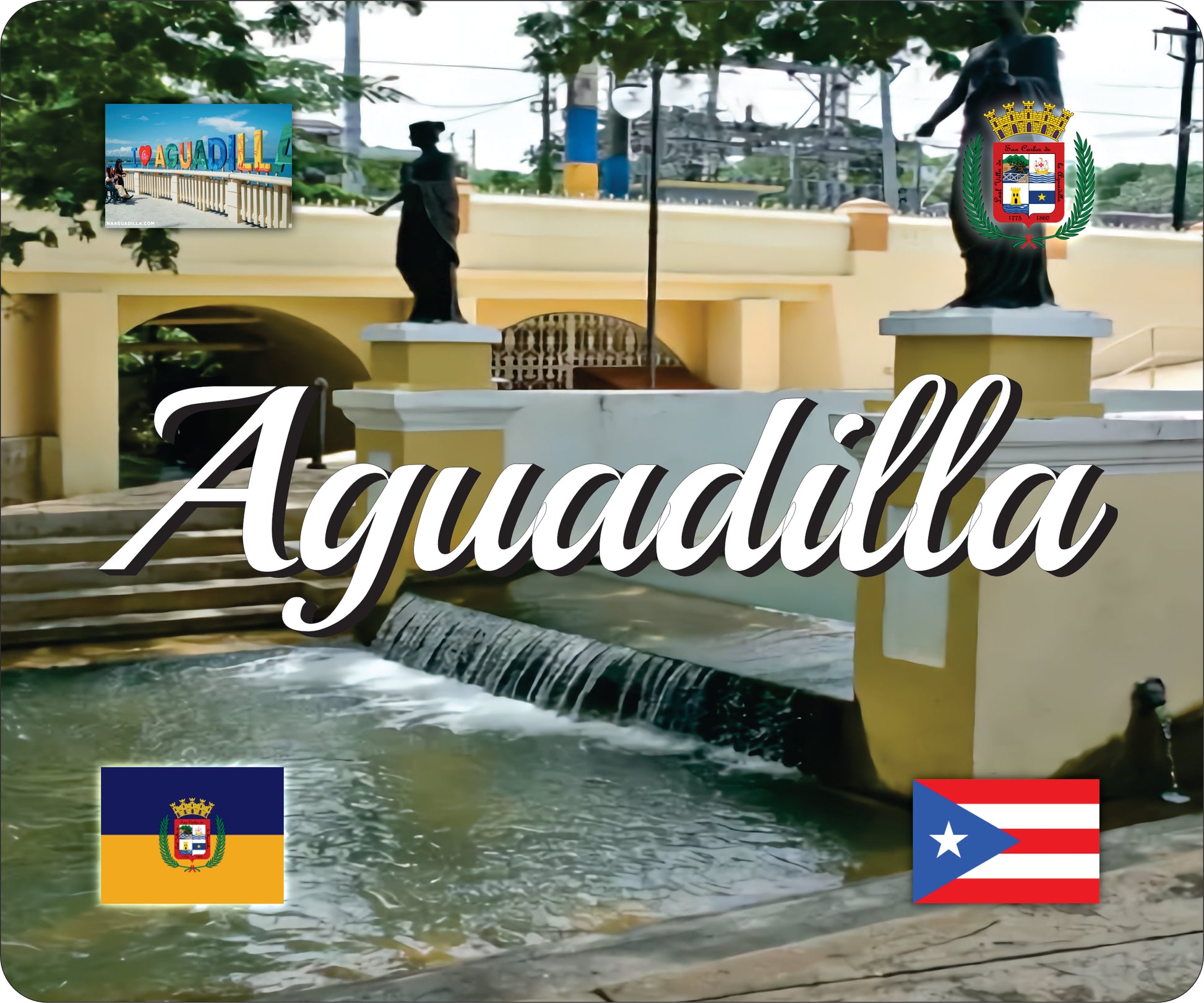 AGUADILLA Puerto Rico Souvenirs PRS Town Set