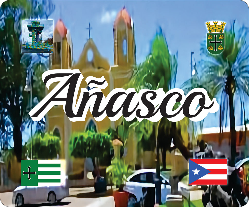Añasco Puerto Rico Souvenirs PRS Town Set