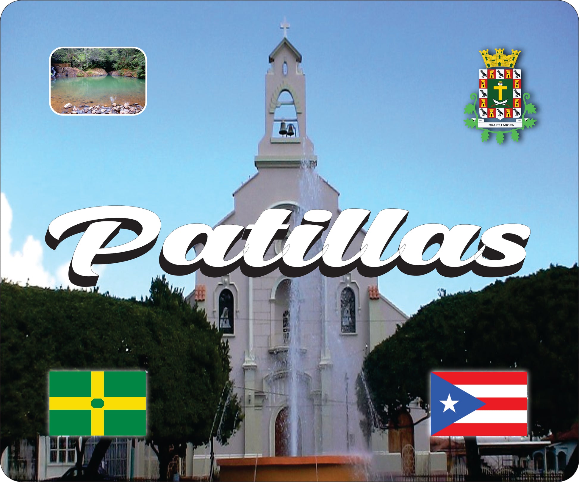 PATILLAS Puerto Rico Souvenirs PRS Town Set