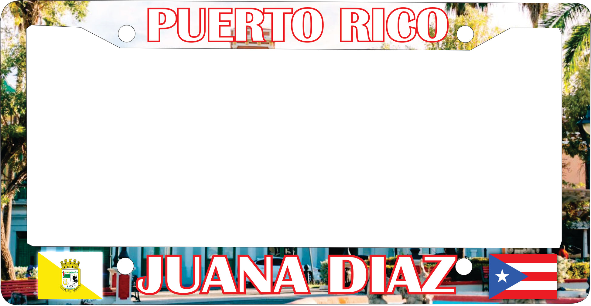 JUANA DIAZ Puerto Rico Souvenirs PRS Town Set (Copy)