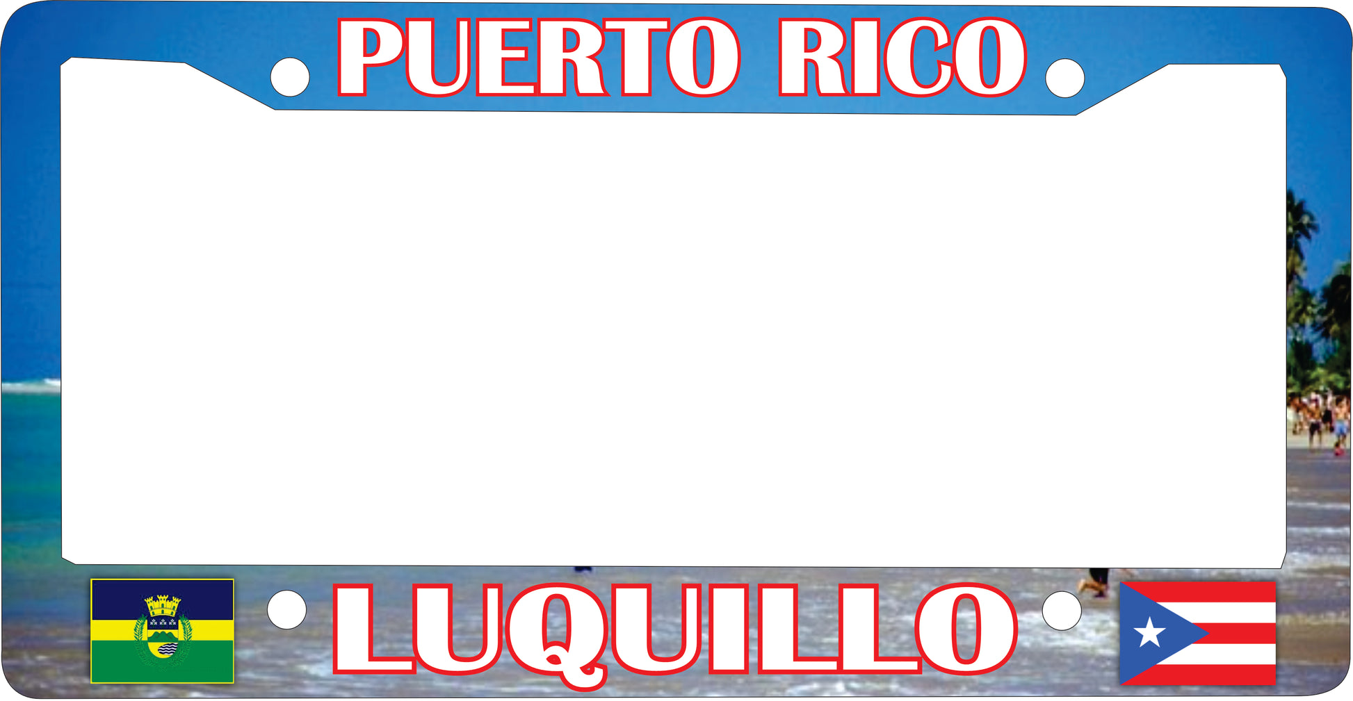 LUQUILLO Puerto Rico Souvenirs PRS Town Set