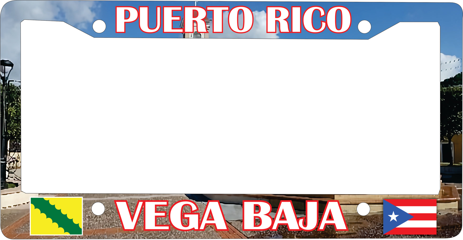 VEGA BAJA Puerto Rico Souvenirs PRS Town Set